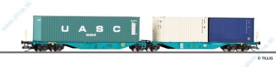 Obrázok pre 66/18078 Sggmrs  TCDD VI.ep* 2x 20‘ + 1x 40‘ - Container